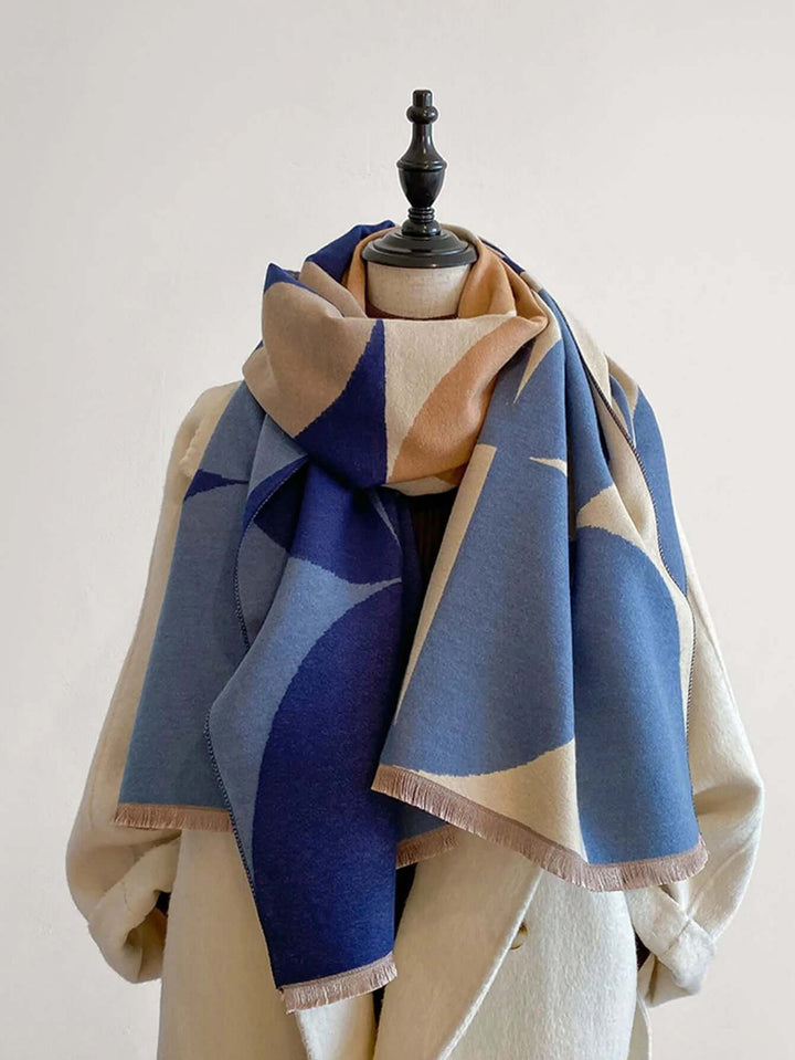 Cosycombe™ Reversible Winter Scarf for Women – Two Looks in One Soft Wrap