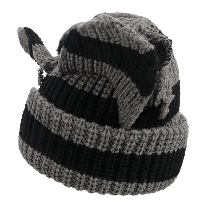 Cosycombe Chunky Cat Ear Beanie in Thick Rib Knit
