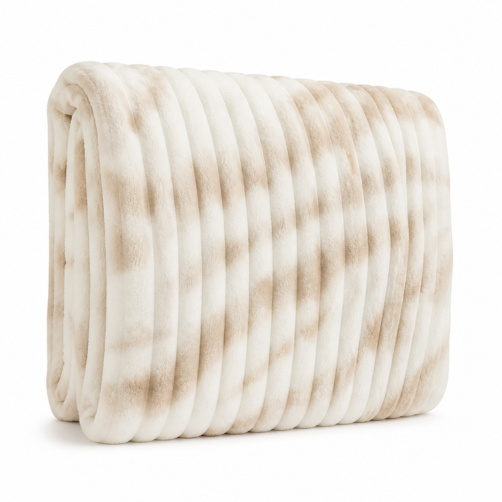 Cosycombe™ Swirl Tie-Dye Faux Fur Throw – Soft and Breathable
