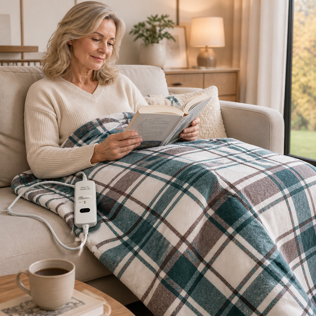 Cosycombe™ Electric Heated Blanket with Auto Thermostat and 9 Heat Levels