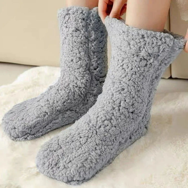 Cosycombe™ Thick Plush Fleece Bed Socks for Cosy Nights at Home
