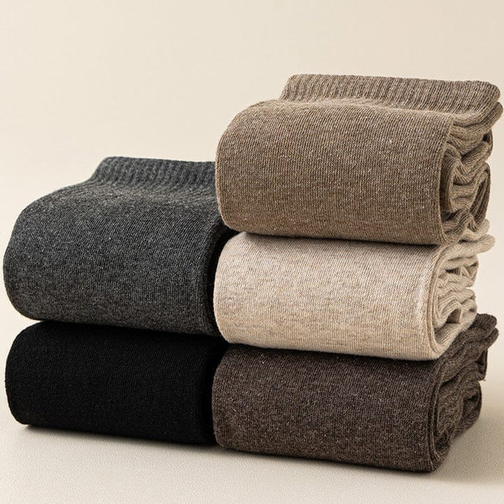 Cosycombe™ Thick Cotton Knee-High Socks for Warm, Breathable Comfort