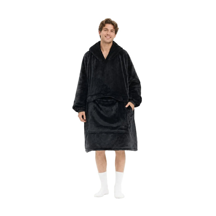 Cosycombe™ Heated Wearable Blanket Hoodie with 3-Zone USB Warmth
