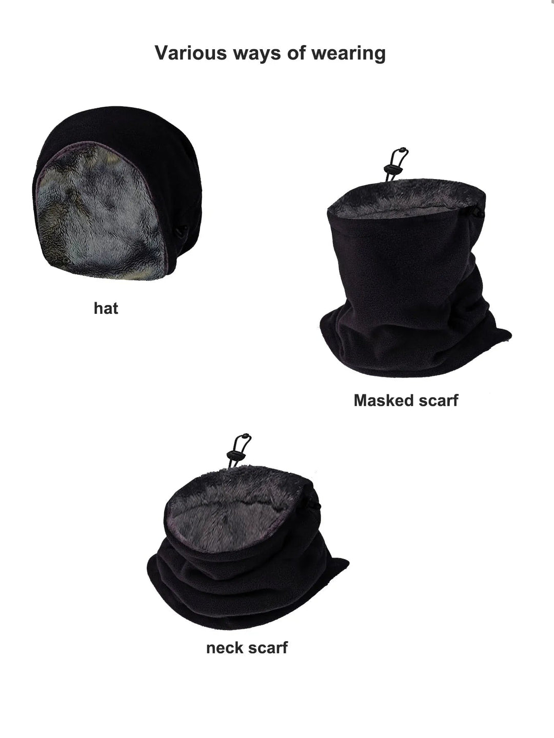 Cosycombe™ Fleece Balaclava Neck Warmer with Plush Lining and Toggle