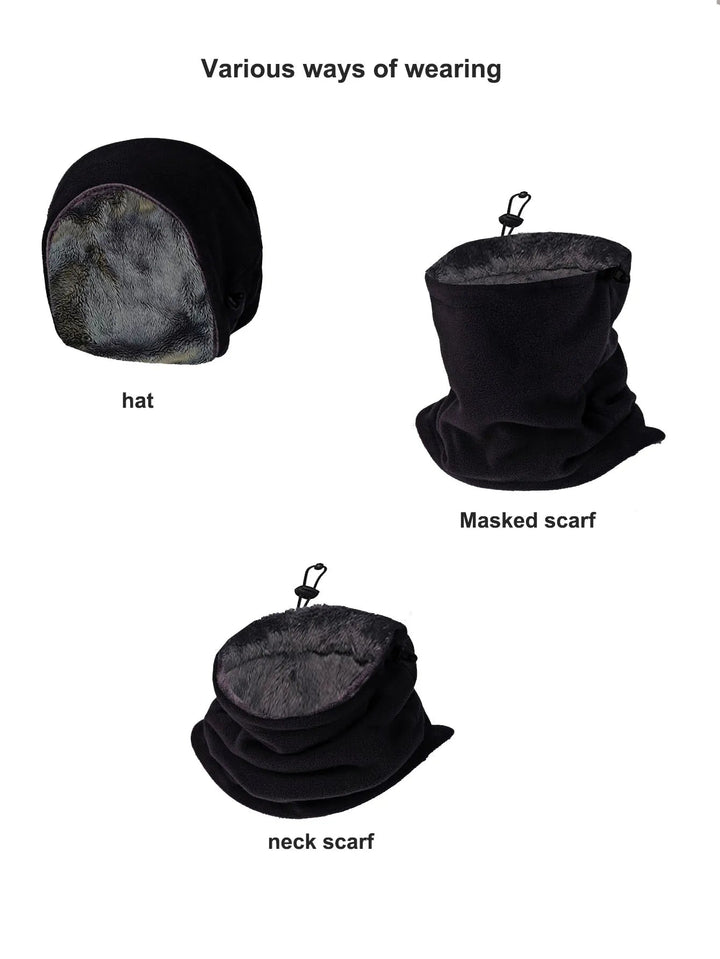 Cosycombe™ Fleece Balaclava Neck Warmer with Plush Lining and Toggle