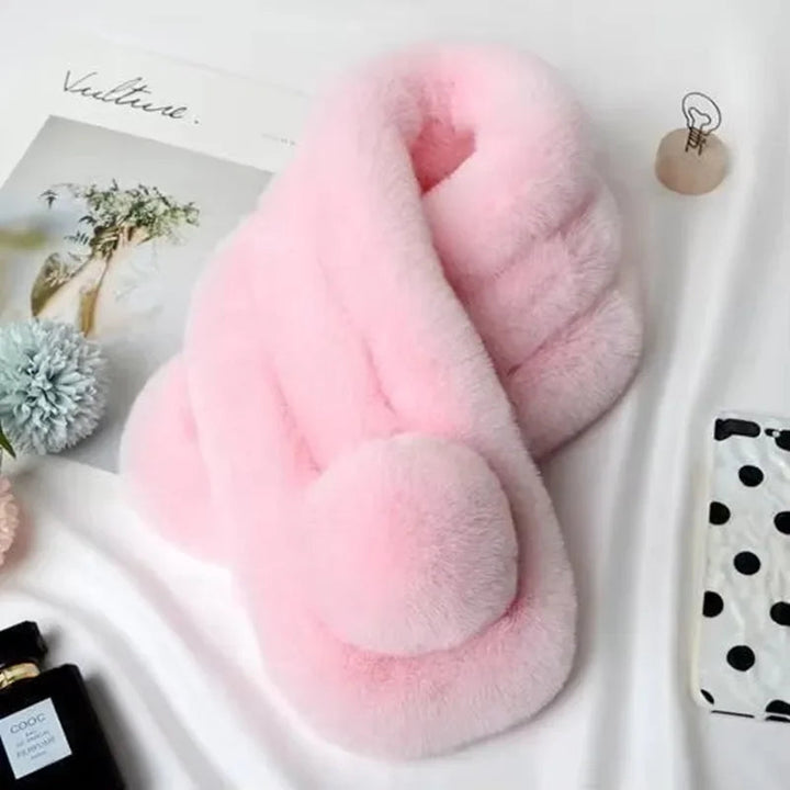 Cosycombe™ Plush Faux Fur Loop Scarf for Soft, Cosy Winter Warmth