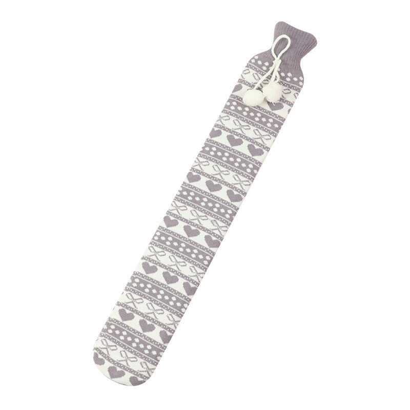 Cute 2 Litre Hot Water Bottle With Soft Fleece Cover