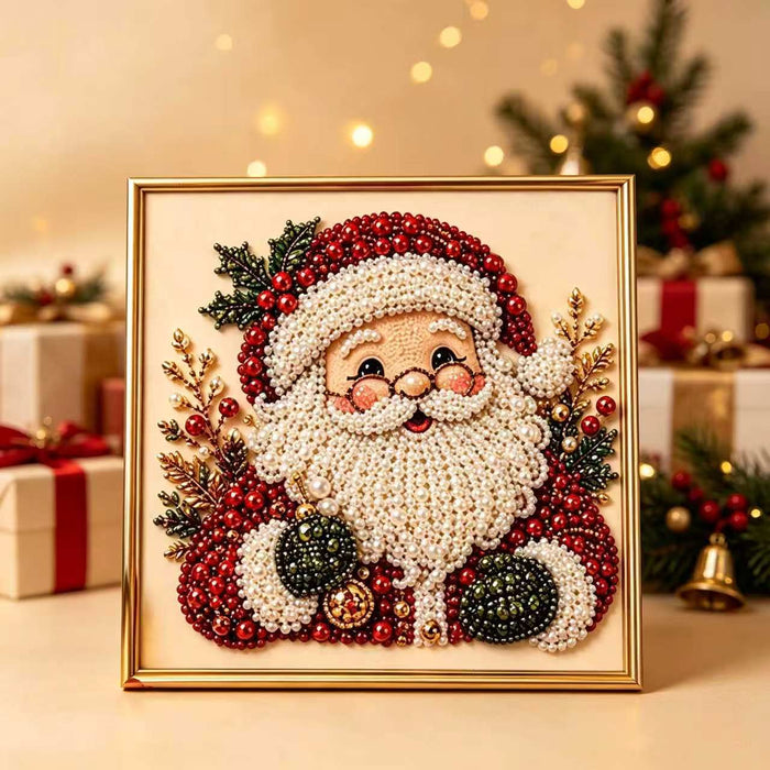 Cosycombe Christmas diamond painting kit with wooden frame