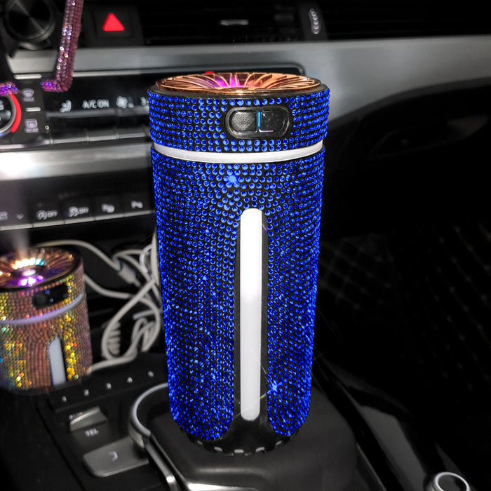 Cosycombe Rhinestone car diffuser with colour mood light