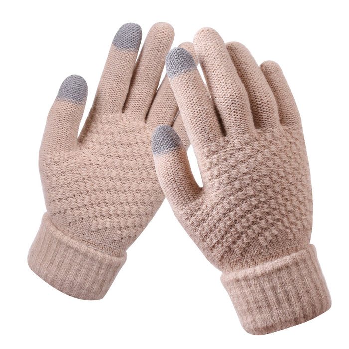 Cosycombe Textured Knit Touchscreen Gloves for Everyone