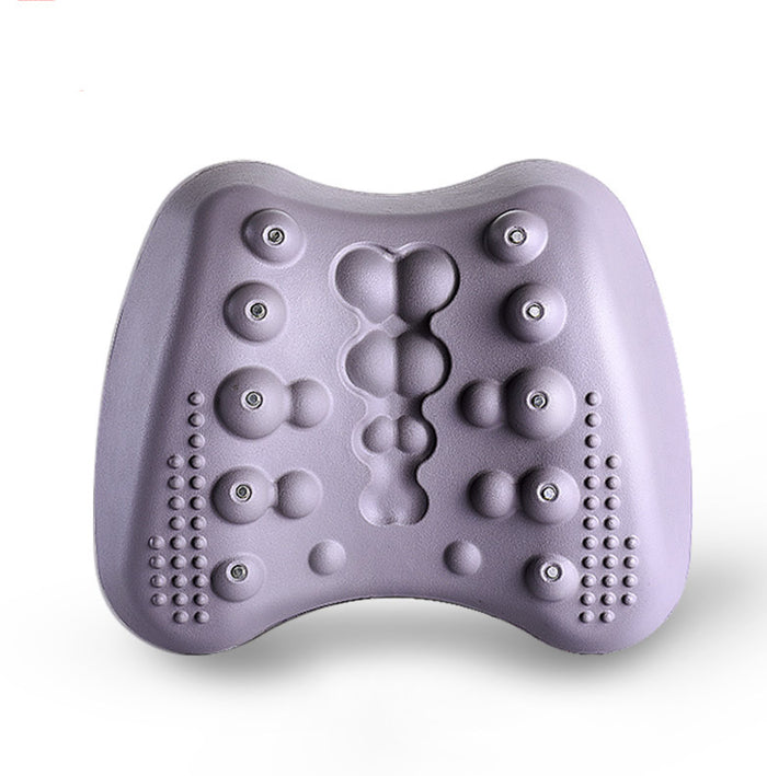 Cosycombe Curved lower-back stretch pillow with massage nodes