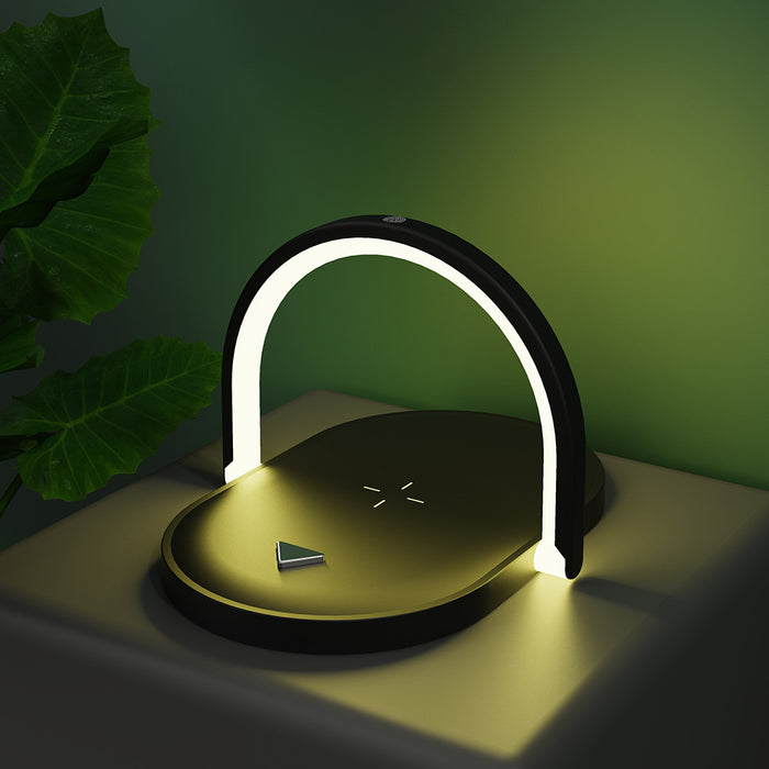 Cosycombe Foldable bedside lamp with wireless phone charger