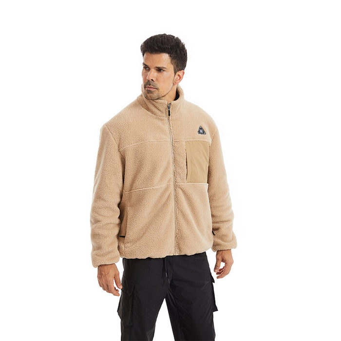 Cosycombe Men's Heated Sherpa Fleece Jacket with 4 Heating Zones