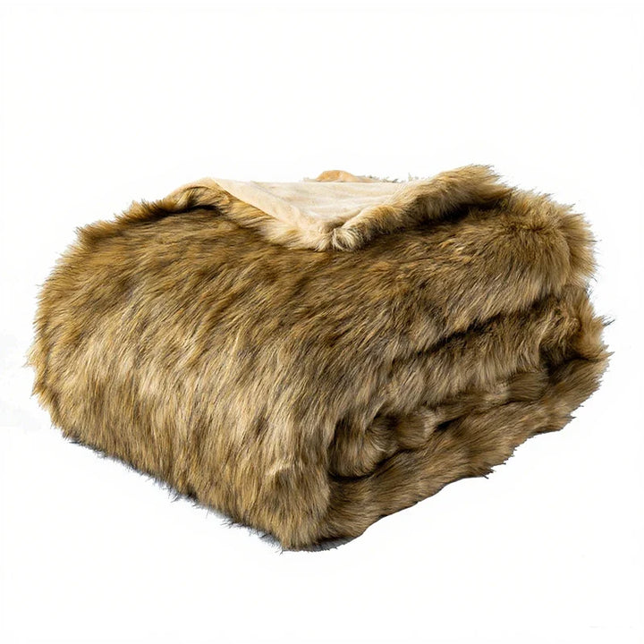 Cosycombe™ Fluffy Faux Fur Blanket with Reinforced Edges
