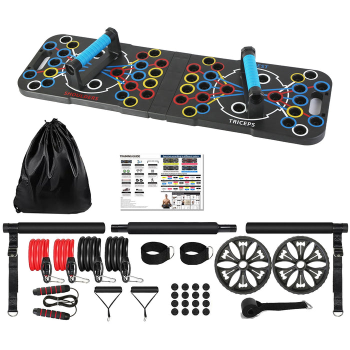 Cosycombe Foldable push-up board home gym set with extras