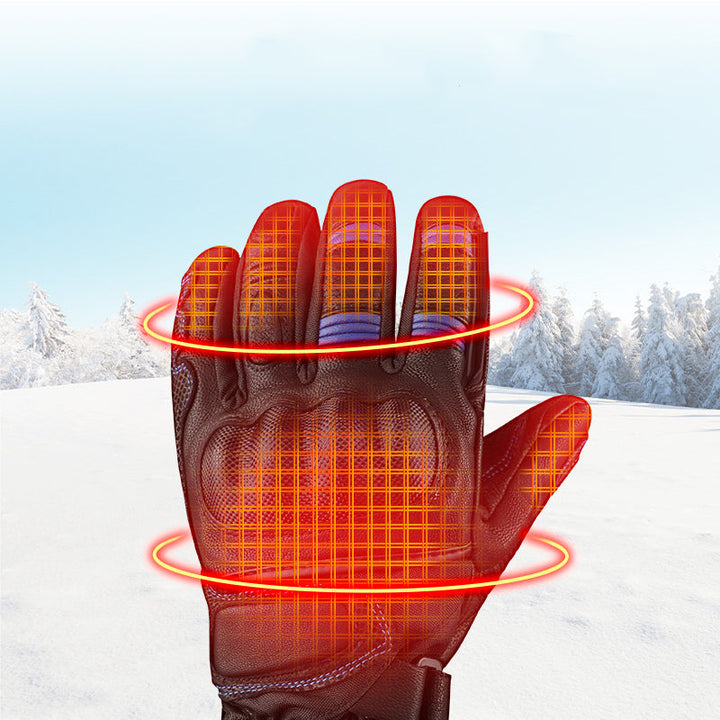 Cosycombe™ Windproof Rechargeable Heated Gloves with Non-Slip Grip