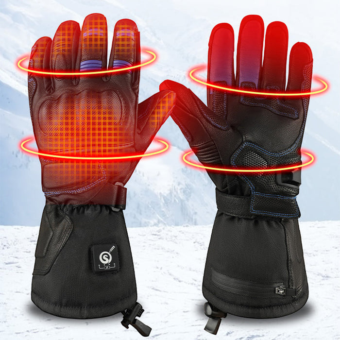 Cosycombe™ Windproof Rechargeable Heated Gloves with Non-Slip Grip