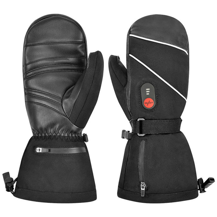 Cosycombe™ Waterproof Touchscreen Heated Ski Gloves with Fleece Lining
