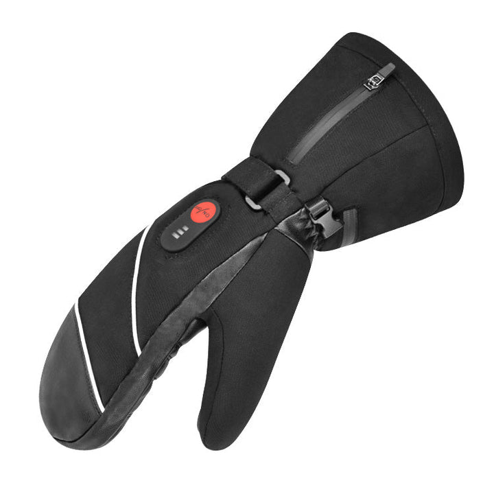 Cosycombe™ Waterproof Touchscreen Heated Ski Gloves with Fleece Lining