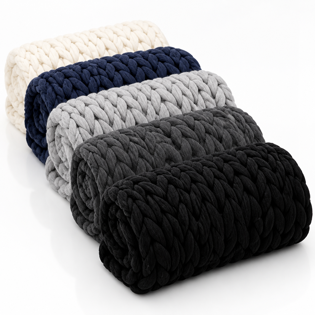Cosycombe™ Evenly Weighted Breathable Blanket in Soft Faux Cashmere
