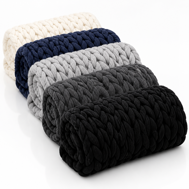 Cosycombe™ Evenly Weighted Breathable Blanket in Soft Faux Cashmere