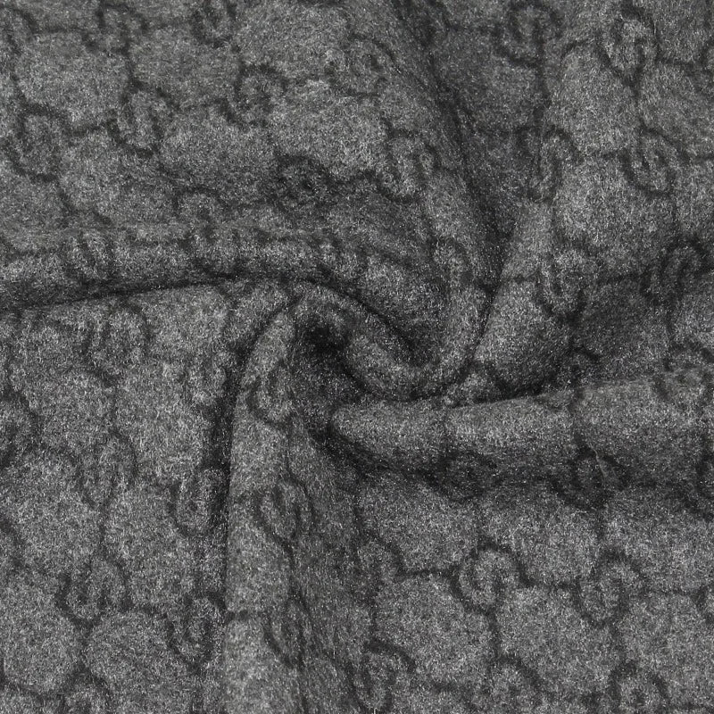 Cosycombe™ Cashmere-Feel Winter Scarf with Letter Print and Fringed Edges