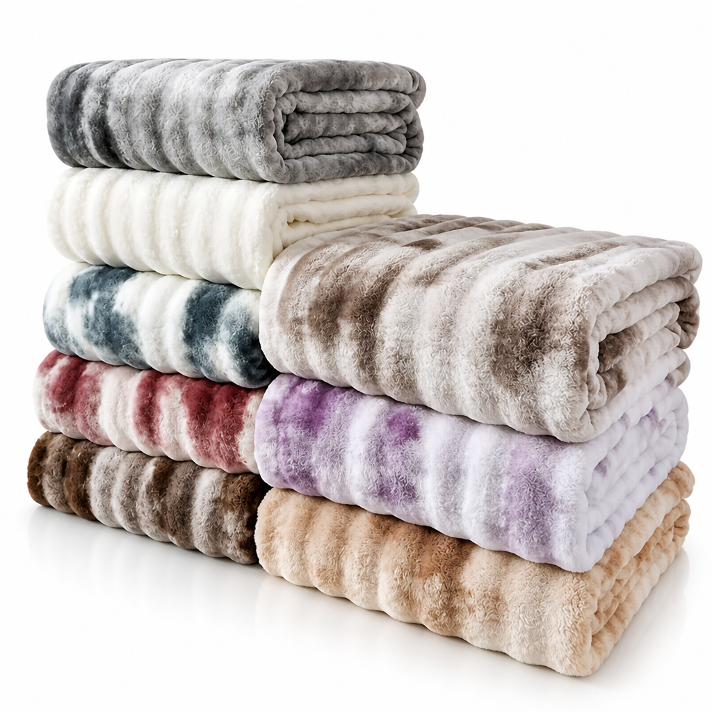 Cosycombe™ Reversible Swirl Faux Fur Blanket With Breathable Back