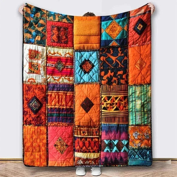 Cosycombe™ Reversible Flannel Throw with Nine Sleeping Cats Print