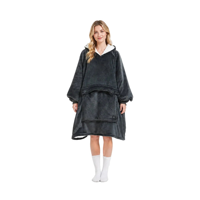 Cosycombe™ Heated Wearable Blanket Hoodie with 3-Zone USB Warmth