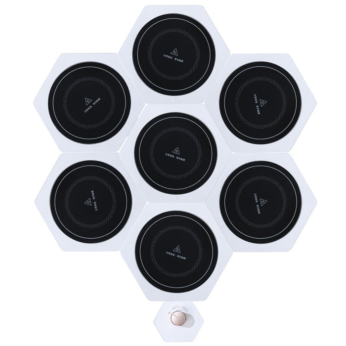 Cosycombe Modular Food Warming Plates, Hexagonal, 1 to 7 Panels