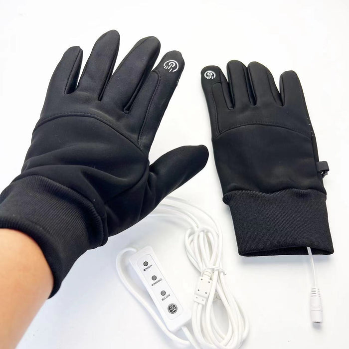 Cosycombe USB Heated Touchscreen Gloves with 3 Temperature Levels