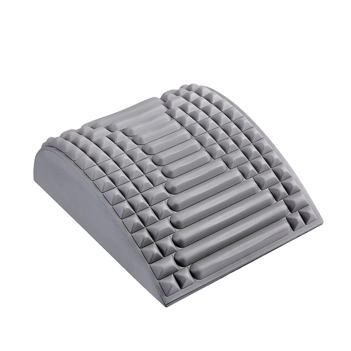 Arched foam back stretcher with ridges