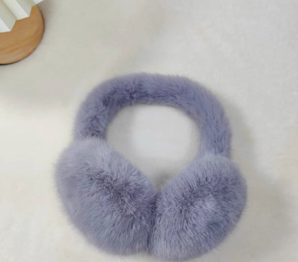 Cosycombe Fluffy Faux Fur Earmuffs that Fold Away