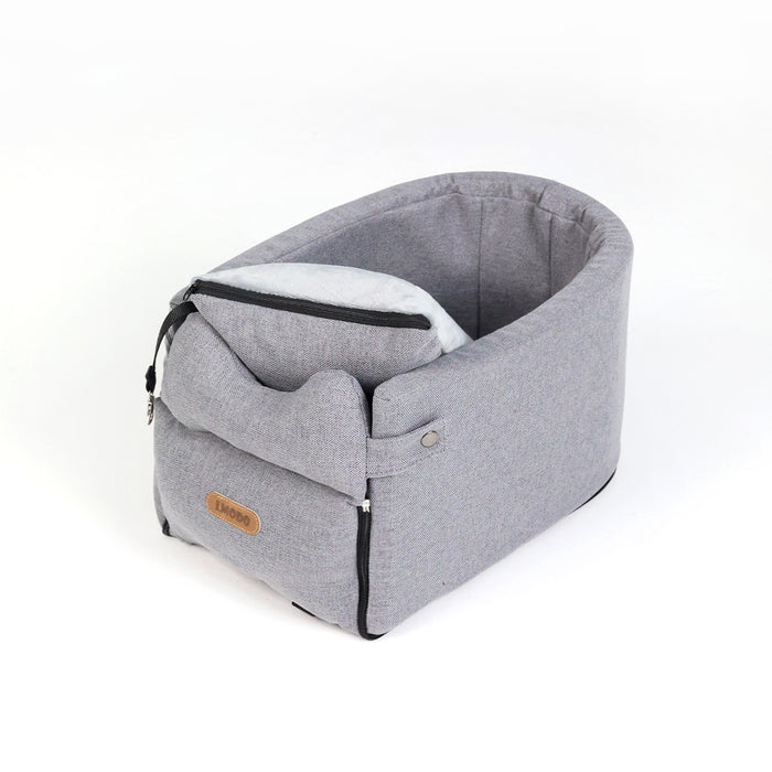 Cosycombe Armrest dog car seat with safety strap