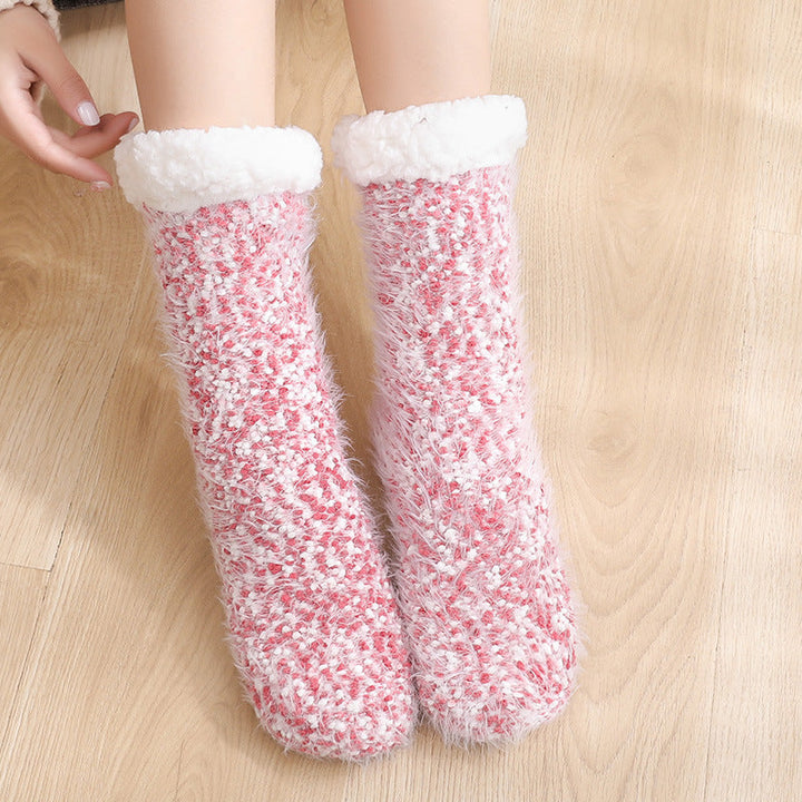 Cosycombe™ Sherpa-Lined Non-Slip House Socks for Toasty Feet