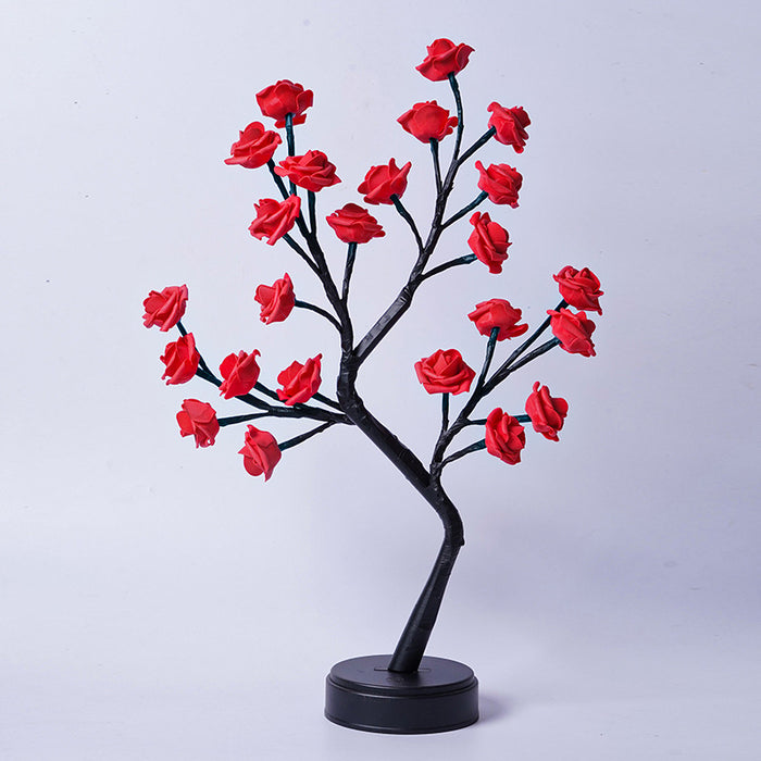 Cosycombe LED rose tree lamp with bendable branches – USB powered