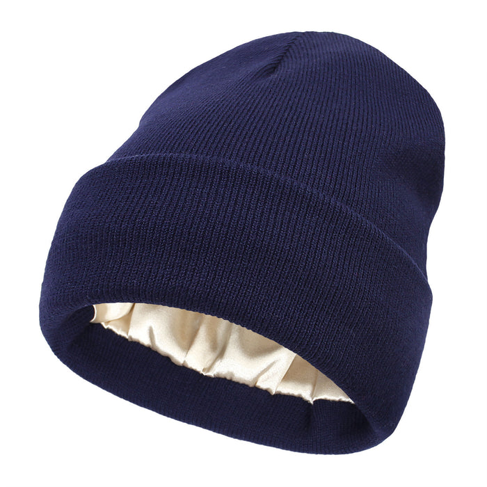 Cosycombe Double Layer Cuffed Beanie with Satin Inside