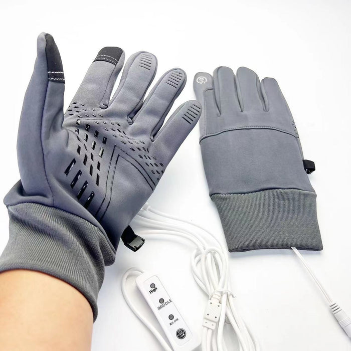 Cosycombe USB Heated Touchscreen Gloves with 3 Temperature Levels