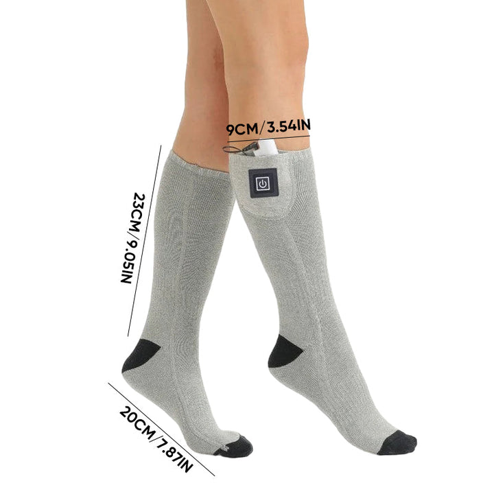 Cosycombe™ Rechargeable Heated Socks with Adjustable Temperature