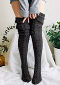 Cosycombe™ Hand-Knitted Over-the-Knee Socks for Boots and Winter