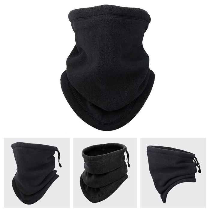 Cosycombe Fleece neck warmer with drawstring for skiing and cycling