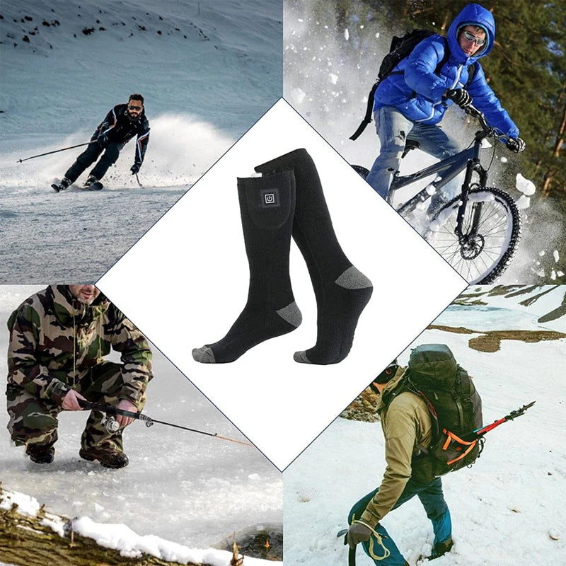 Cosycombe™ Rechargeable Heated Socks with Adjustable Temperature