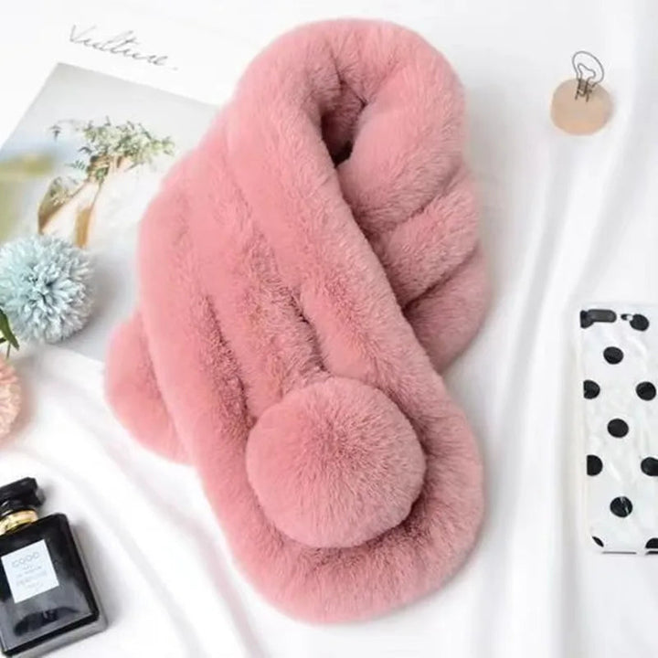 Cosycombe™ Plush Faux Fur Loop Scarf for Soft, Cosy Winter Warmth