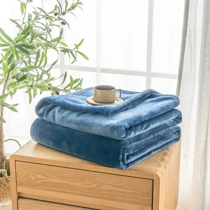 Cosycombe™ Thick Flannel Blanket, Plush and Warm Yet Light Enough to Use