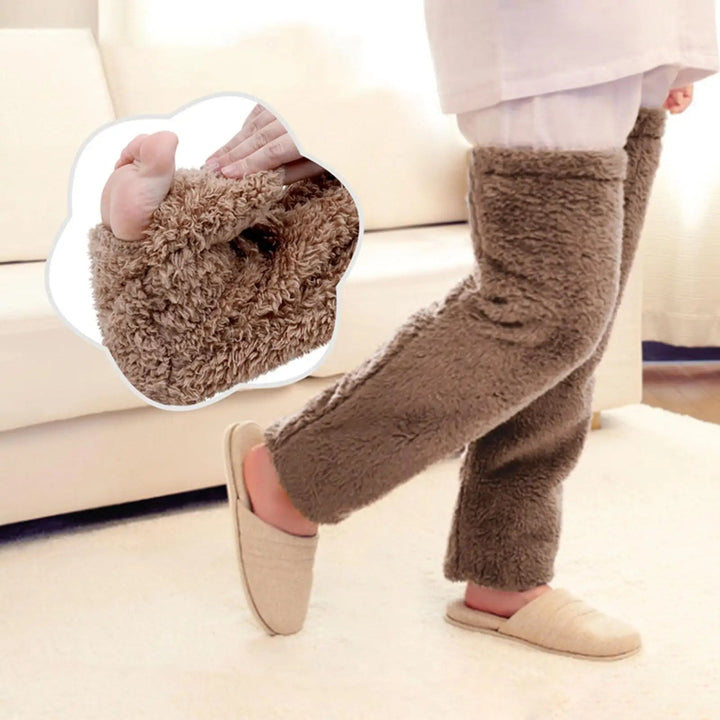 Cosycombe™ Fuzzy Over-the-Knee Socks with Open Sole Option