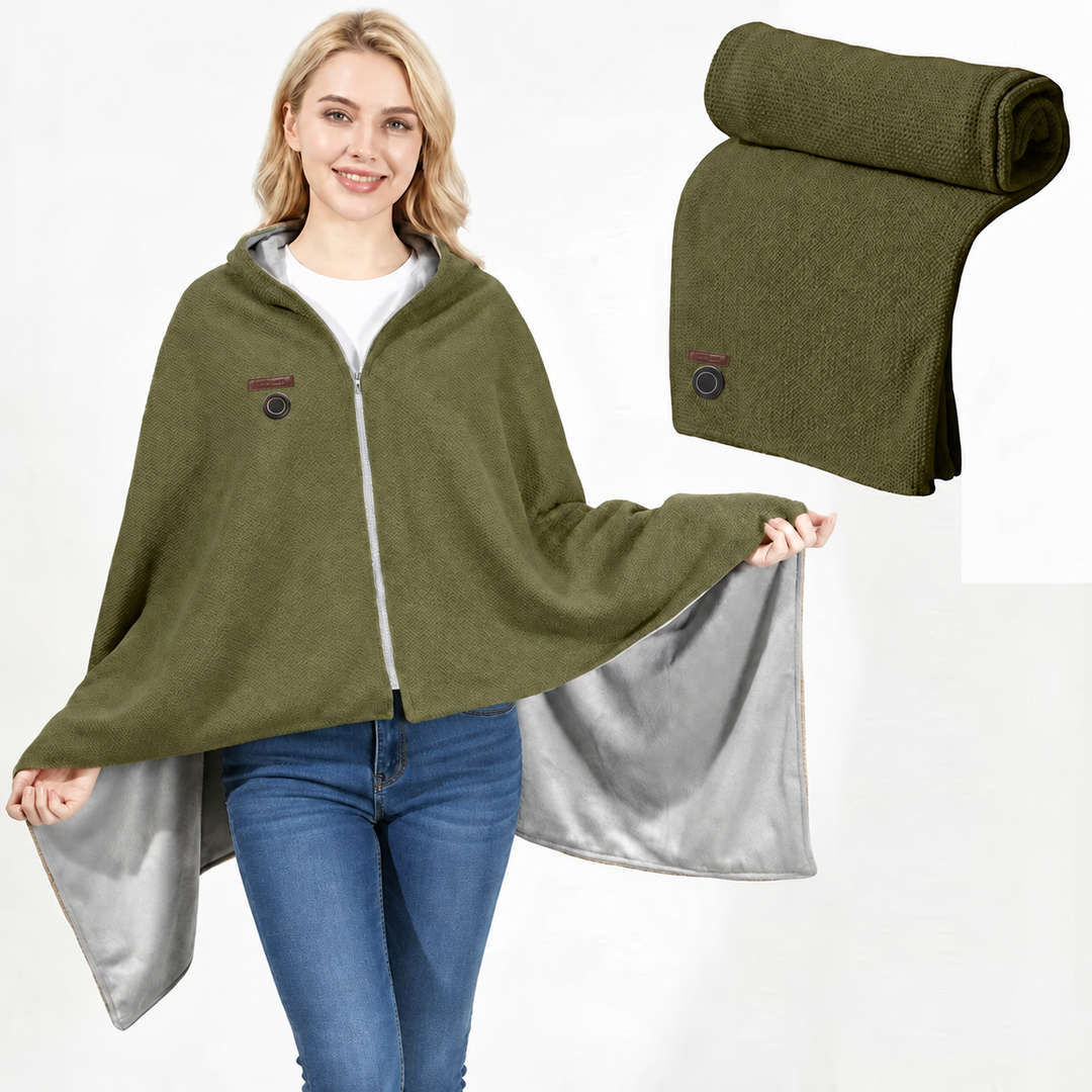 Cosycombe™ USB-C Heated Blanket with Zip and 8 Heat Zones