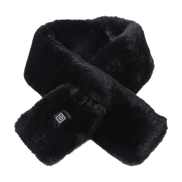 Cosycombe Heated faux fur scarf with 3 heat levels