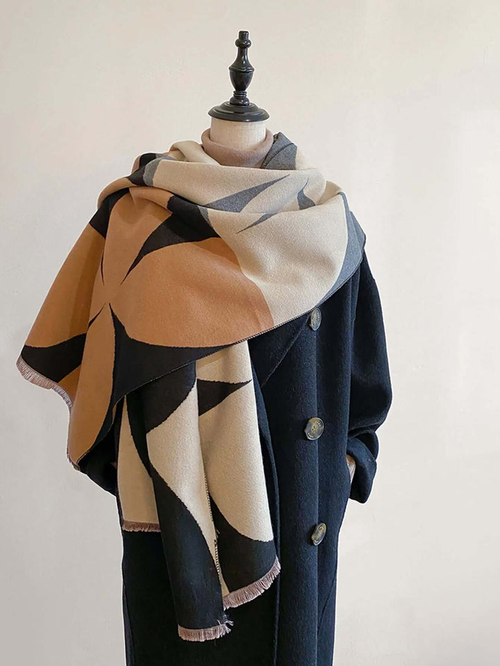 Cosycombe™ Reversible Winter Scarf for Women – Two Looks in One Soft Wrap