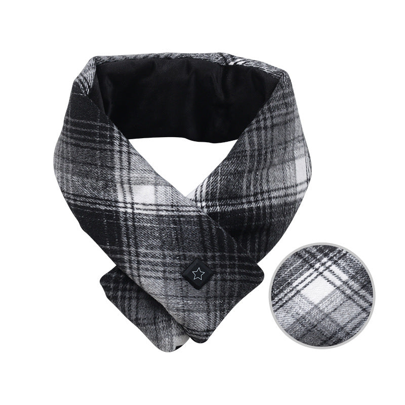 Cosycombe™ Cotton Heated Scarf with 3 Heat Levels and 7-Hour Battery