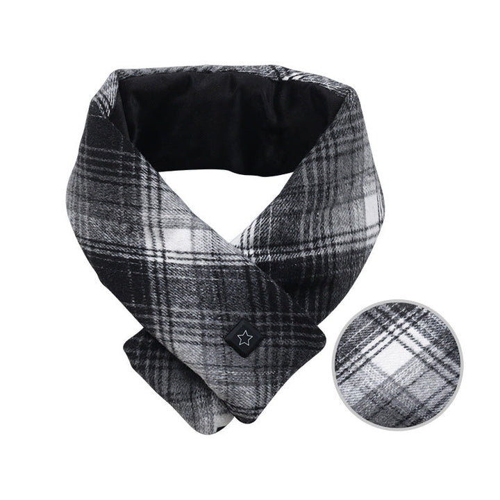 Cosycombe™ Cotton Heated Scarf with 3 Heat Levels and 7-Hour Battery